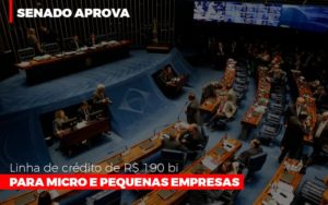 Senado Aprova Linha De Crédito De R$190 Bi Para Micro E Pequenas Empresas - Contabilidade em Nova Iguaçu - RJ | AS Calvete Contabilidade